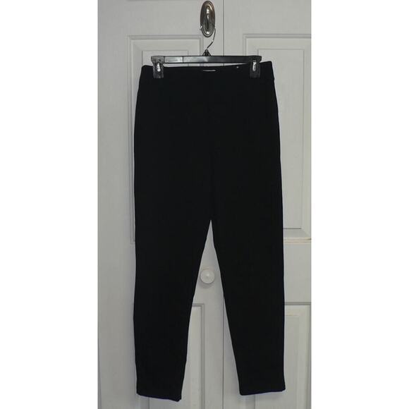 Max Studio Women's Rayon Blend Ponte Ankle Pants in Black Medium MSRP $98 - Picture 1 of 3